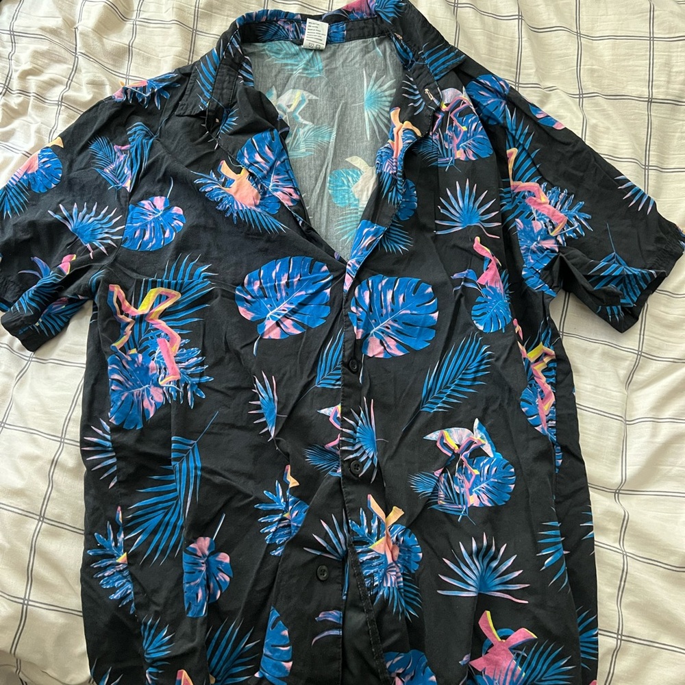 Mens Dutch bros Hawaiian button up. Super sick one of my favorite employee drops